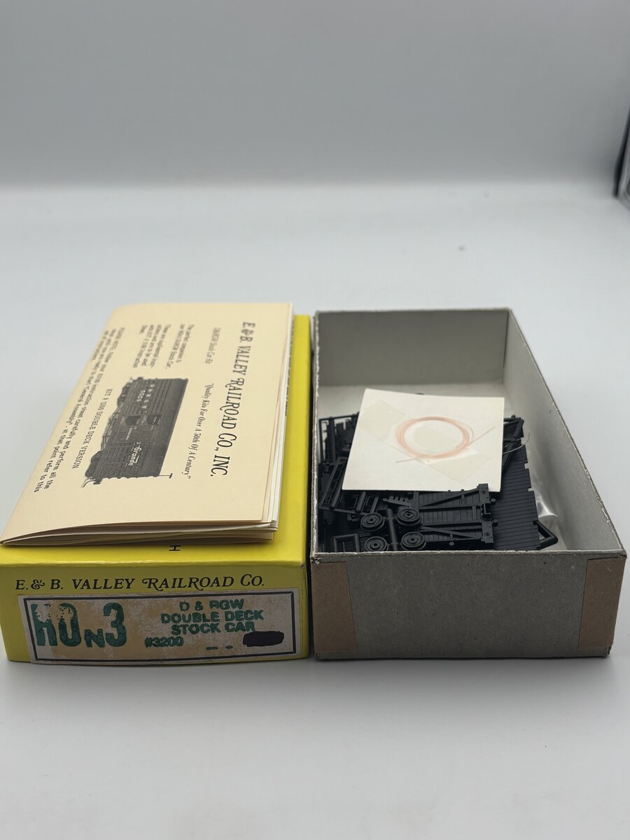 E&B Valley 3200 HOn3 D&RGW Double Deck Stock Car