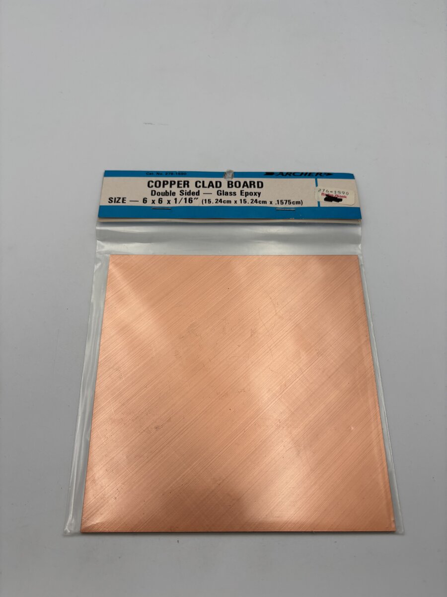 Archer 276-1590 Copper Clad Board Double Sided-Glass Epoxy