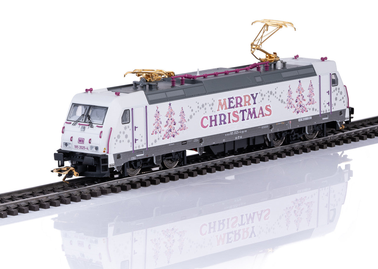 Marklin 36025 HO Christmas Class 185.2 Electric Locomotive