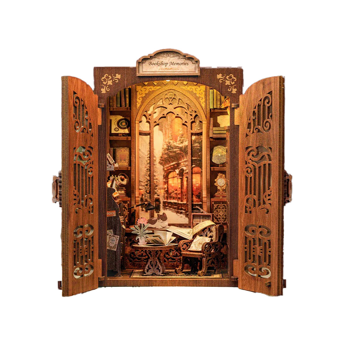 Cutebee SD01B Bookshop Memories DIY Book Nook Kit
