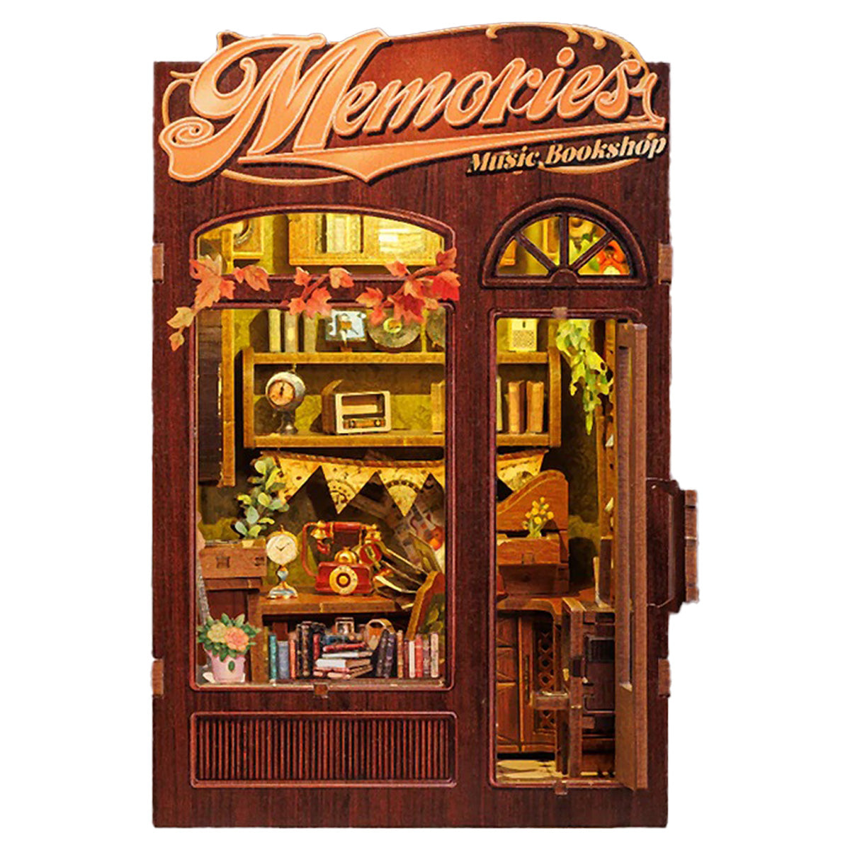 Cutebee SD04B Memories Music Bookshop DIY Book Nook Kit