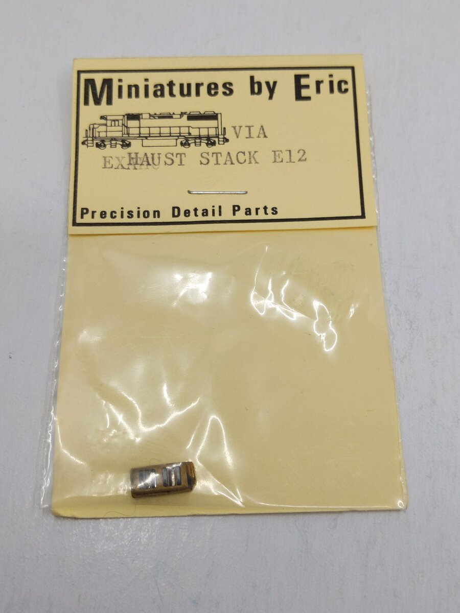 Miniatures By Eric E12 HO Scale Brass VIA Exhaust Stack Part