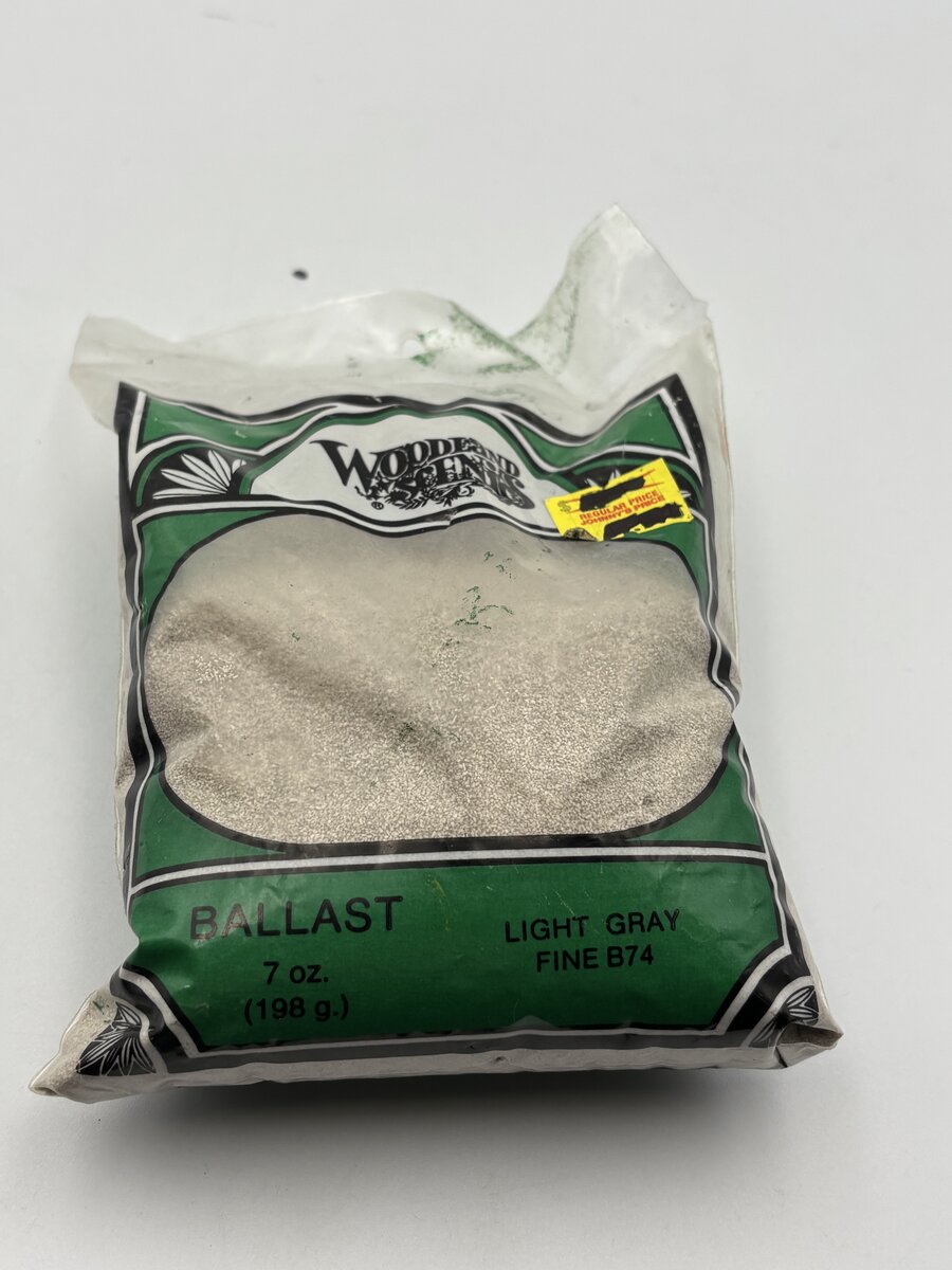 Woodland Scenics B74 Ballast Light Gray Fine 7oz