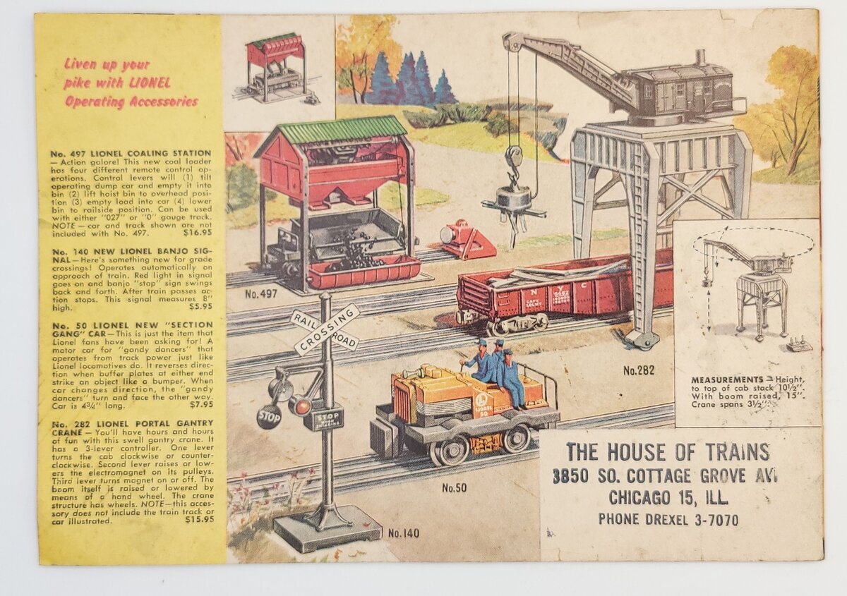 Lionel 1954-A Lionel 1954 Consumer Catalog