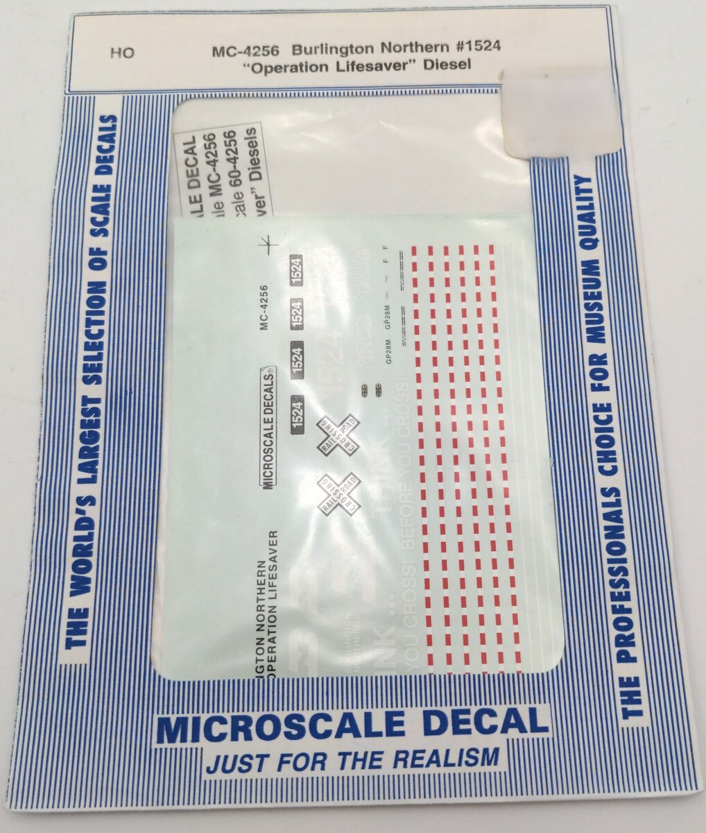 Microscale MC4256 Burlington Northern #1524 "Operation Lifesaver" Diesel