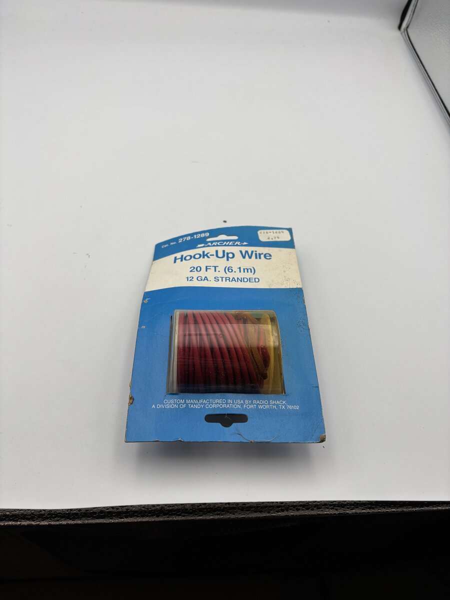 Archer 278-1289 Hook-Up Wire 20Ft. (6.1m)