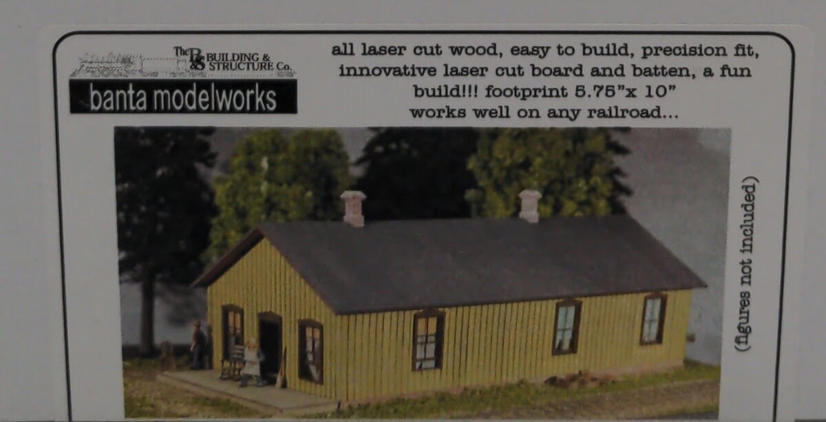 Banta Model Works 2013 Silverton Bunk House Building Kit