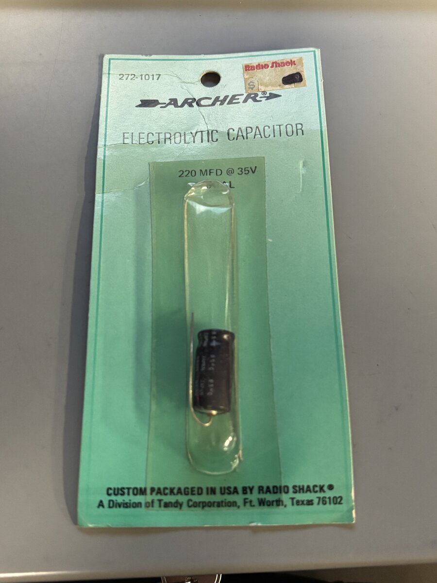 Archer 272-1017 Electrolytic Capacitor