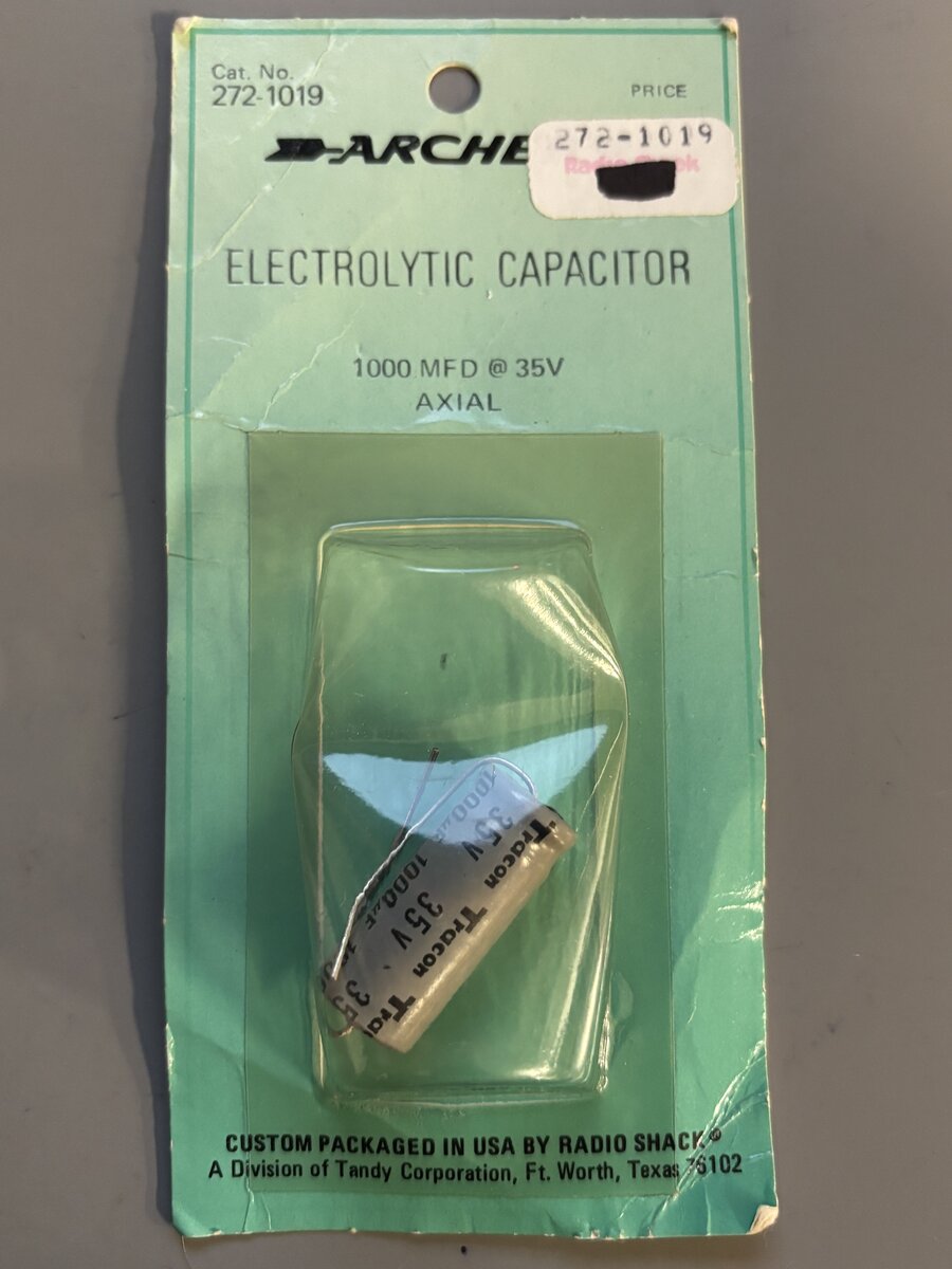 Archer 272-1019 Electrolytic Capacitor