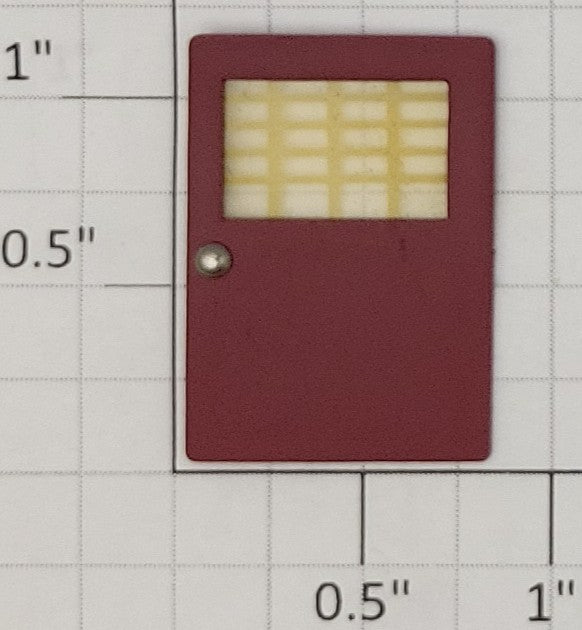 American Flyer 653-2 653 Red Left Hand Baggage Car Door with Window