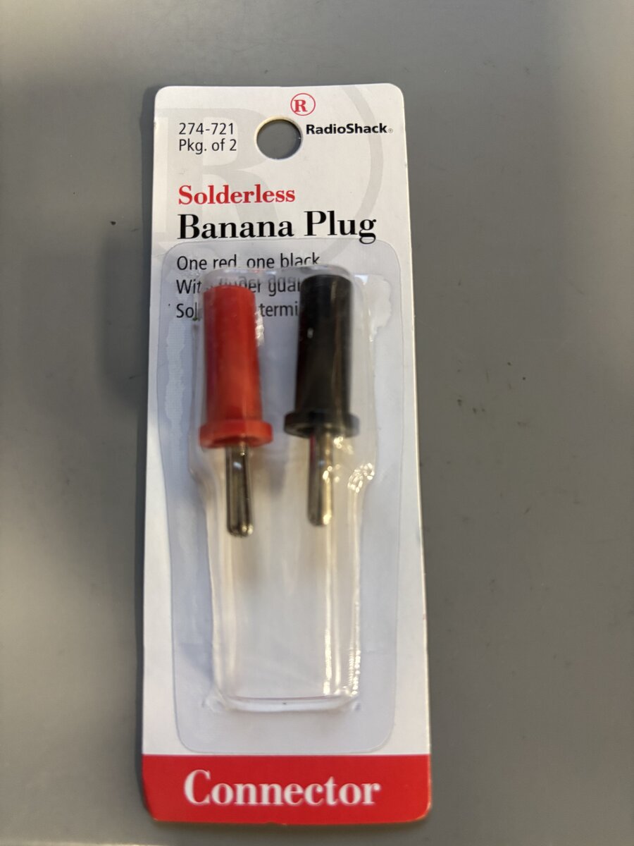 Radio Shack 274-721 Solderless Banana Plug