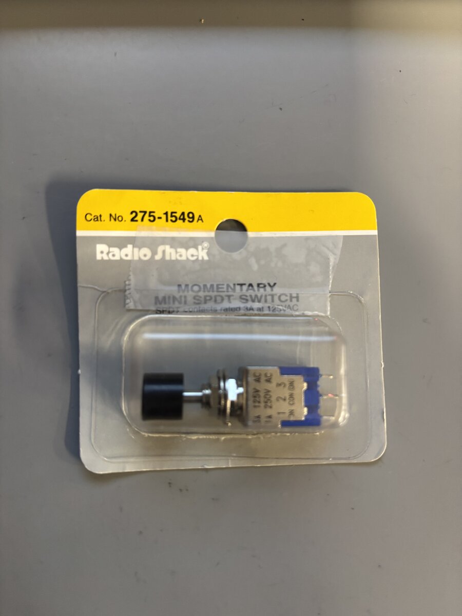 Radio Shack 275-1549A Momentary Mini Spot Switch