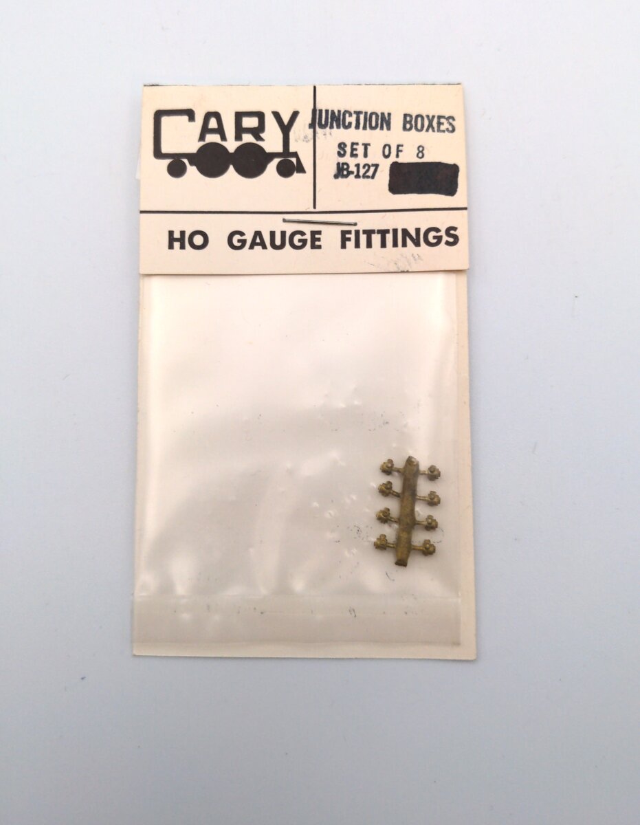 Cary Loco Works JB-127 HO Junction Boxes (Set of 8)