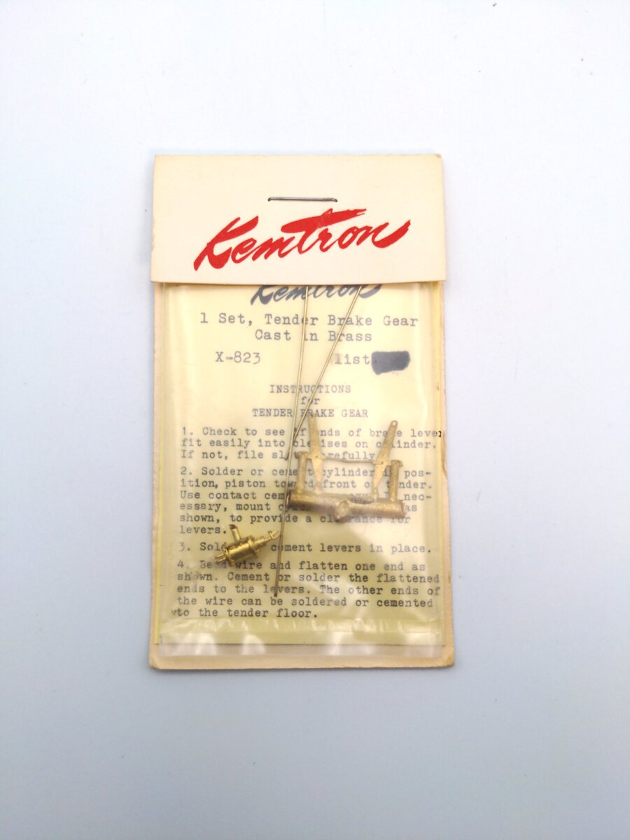 Kemtron X-823 HO Brass Tender Brake Gear