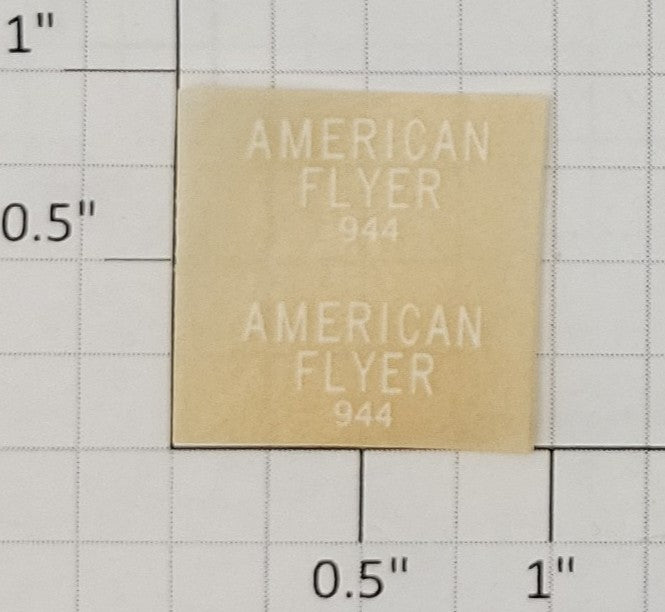 American Flyer TRS0830 White 