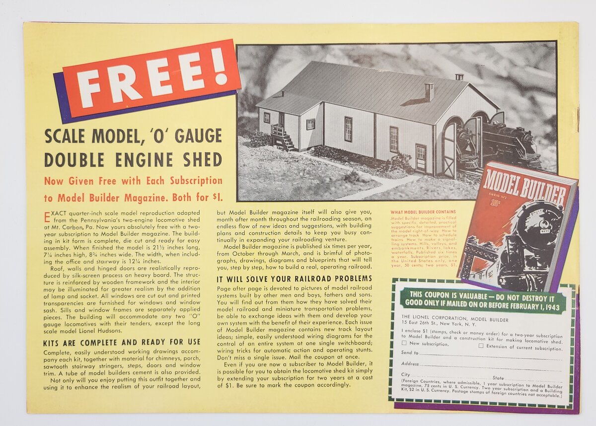 Lionel 1942-A Lionel 1942 Consumer Catalog