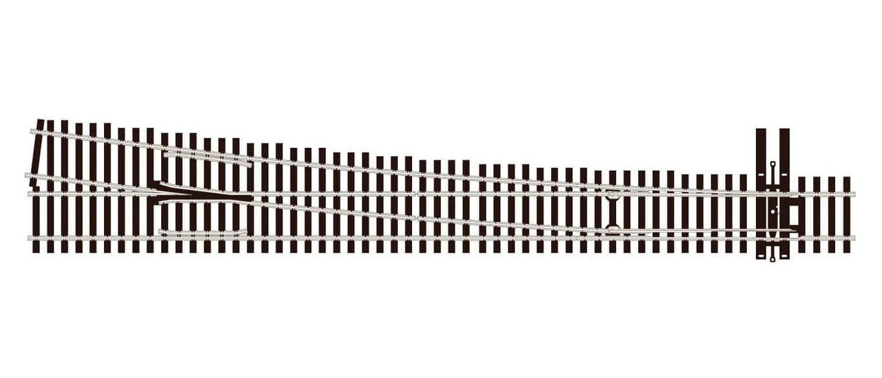 Peco SL-U8381 HO Code 83 Right Hand 8th Radius Turnout
