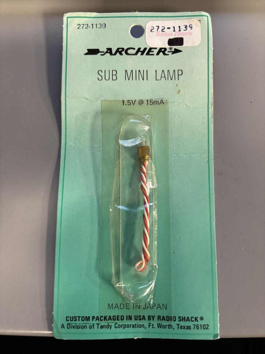 Archer 272-1139 Sub Mini Lamp