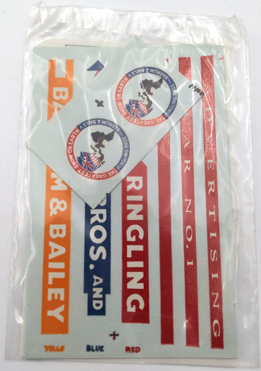 Walthers 934-1489 Circus Decals