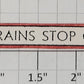 American Flyer FLV0224-R #271 "Local Trains Stop On Signal" Sticker Decal
