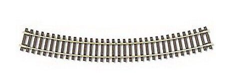 Atlas 0532 HO Code 83 Nickel Silver 18" Radius Curved Track (Single Piece)