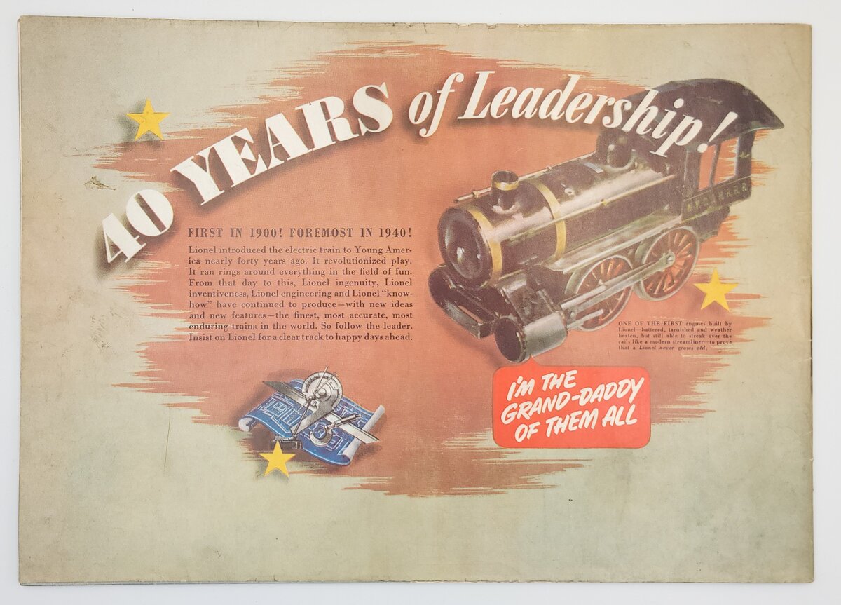 Lionel 1940-A Lionel 1940 Consumer Catalog