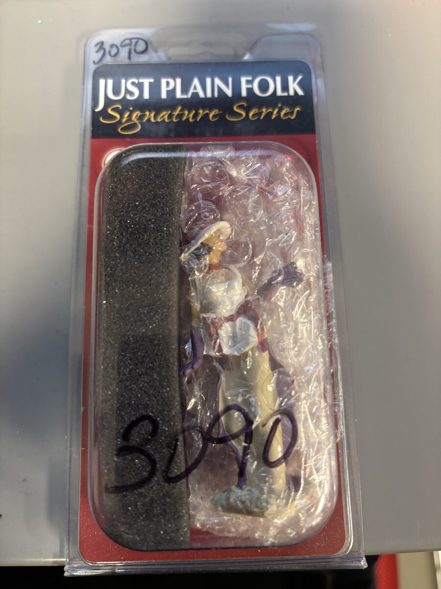 Just Plain Folk 3090 G Scale Train Figure Saloon lady w/ low cut dress