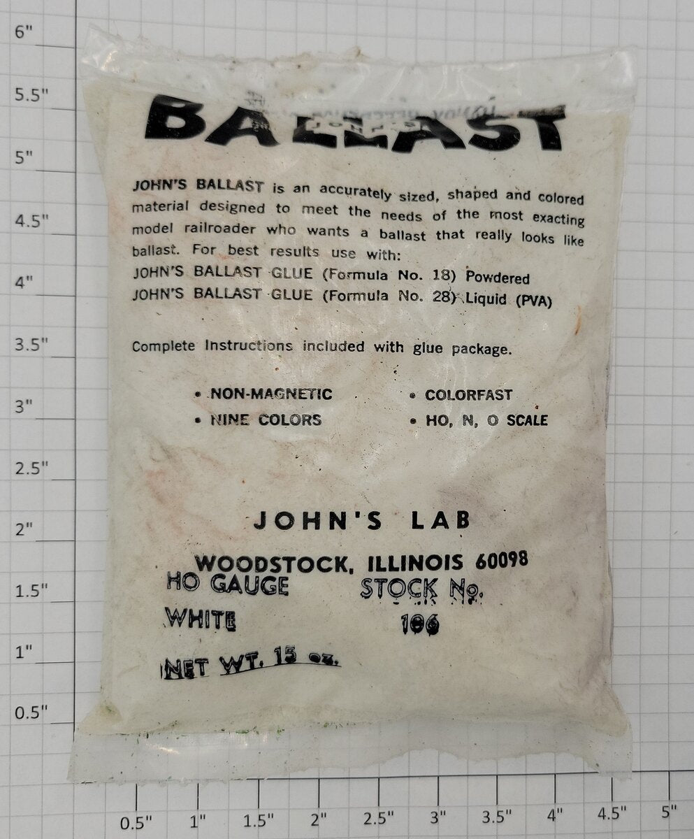 John's Lab 106-1 15 Oz. White Ballast Material