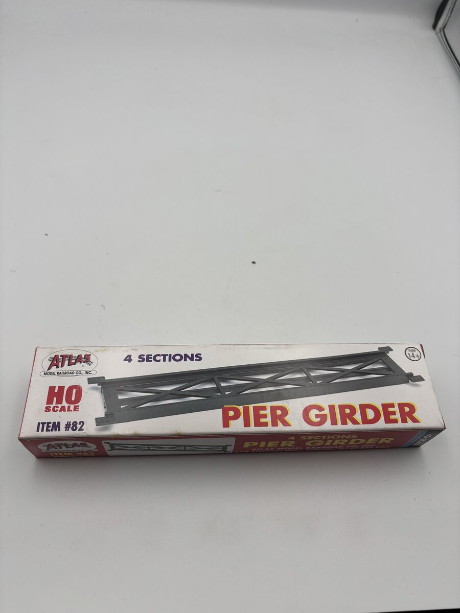 Atlas 0082 HO Pier Girder 4 Sections (Box of 4)