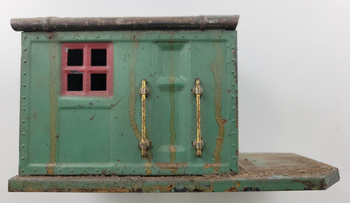 Lionel 219-100X Green Derrick Crane Car Upper Platform Assembly Cab and Roof