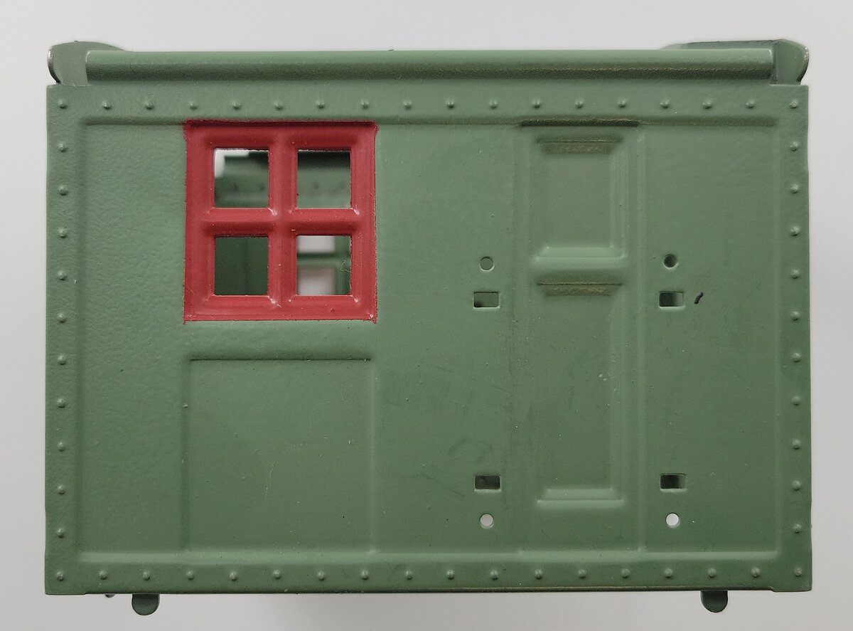 Lionel 219-99 Repainted Derrick Crane Car Green Cab