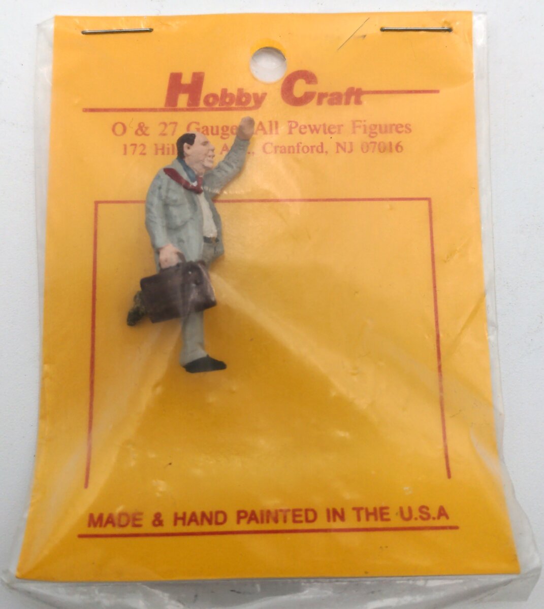 Hobby Craft 194 Business man with a red tie and briefcase running