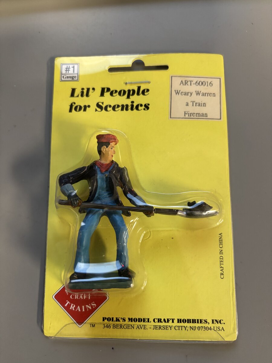Aristo-Craft ART60016 G Scale Weary Warren A Train Fireman