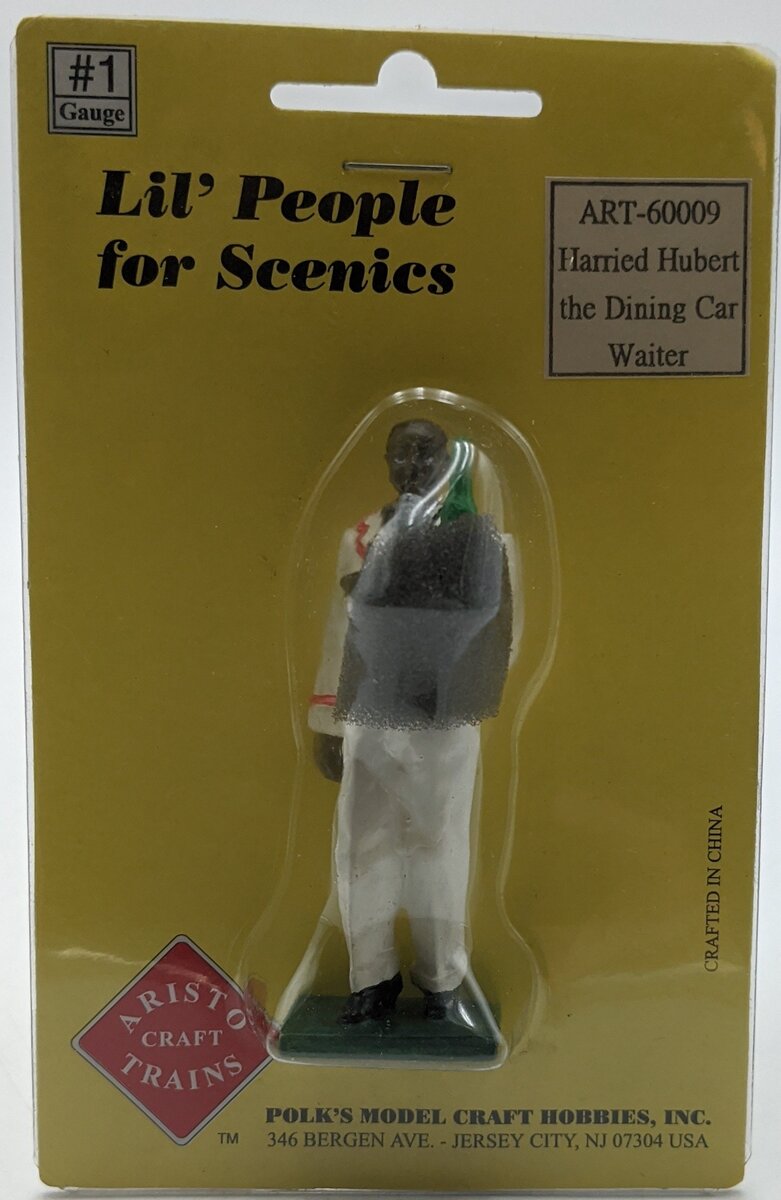 Aristo-Craft ART60009 G Scale Harried Hubert The Dining Car Waiter
