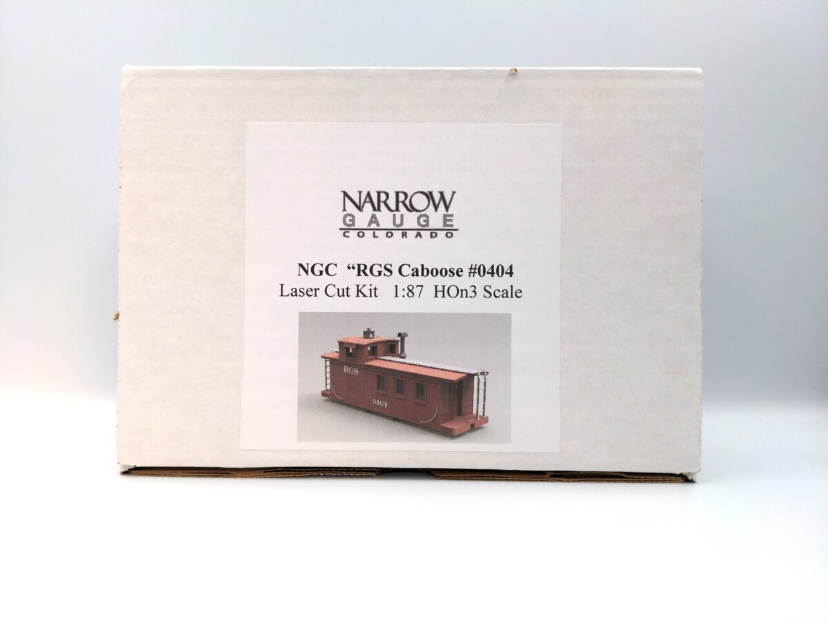Narrow Gauge Colorado 01789 27' RGS Work Car Laser Cut Kit