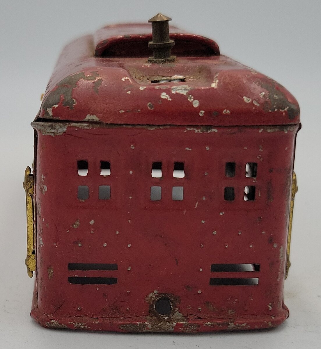 Lionel 248-1 Red Shell with Partial Brass Trim