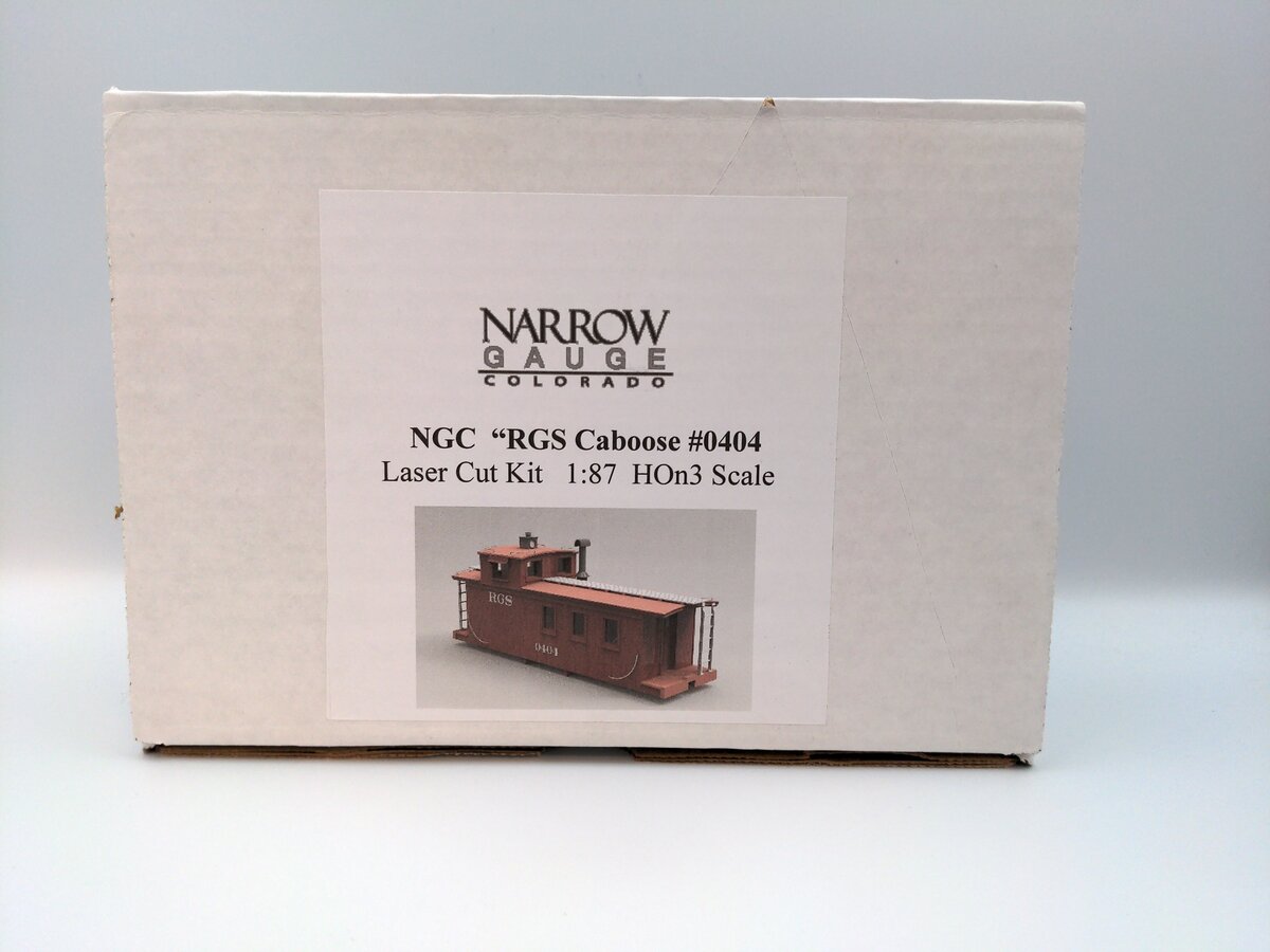Narrow Gauge Colorado 0404 HOn3 RGS Caboose Laser Cut Kit