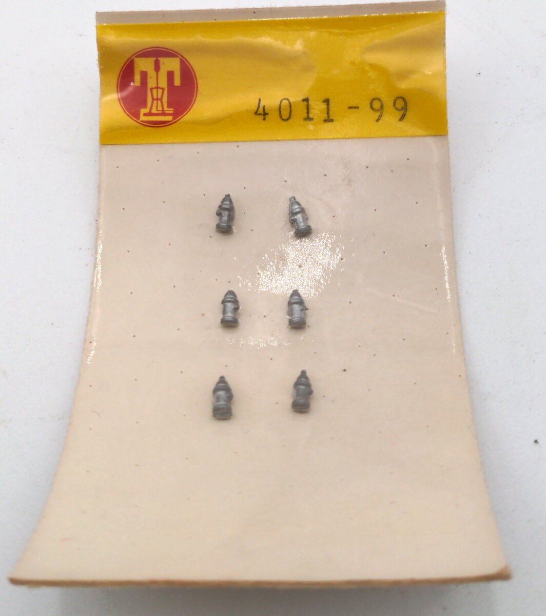 TT Scale West 4011-99 1:120 Scale Fire Hydrants (Pack of 6)