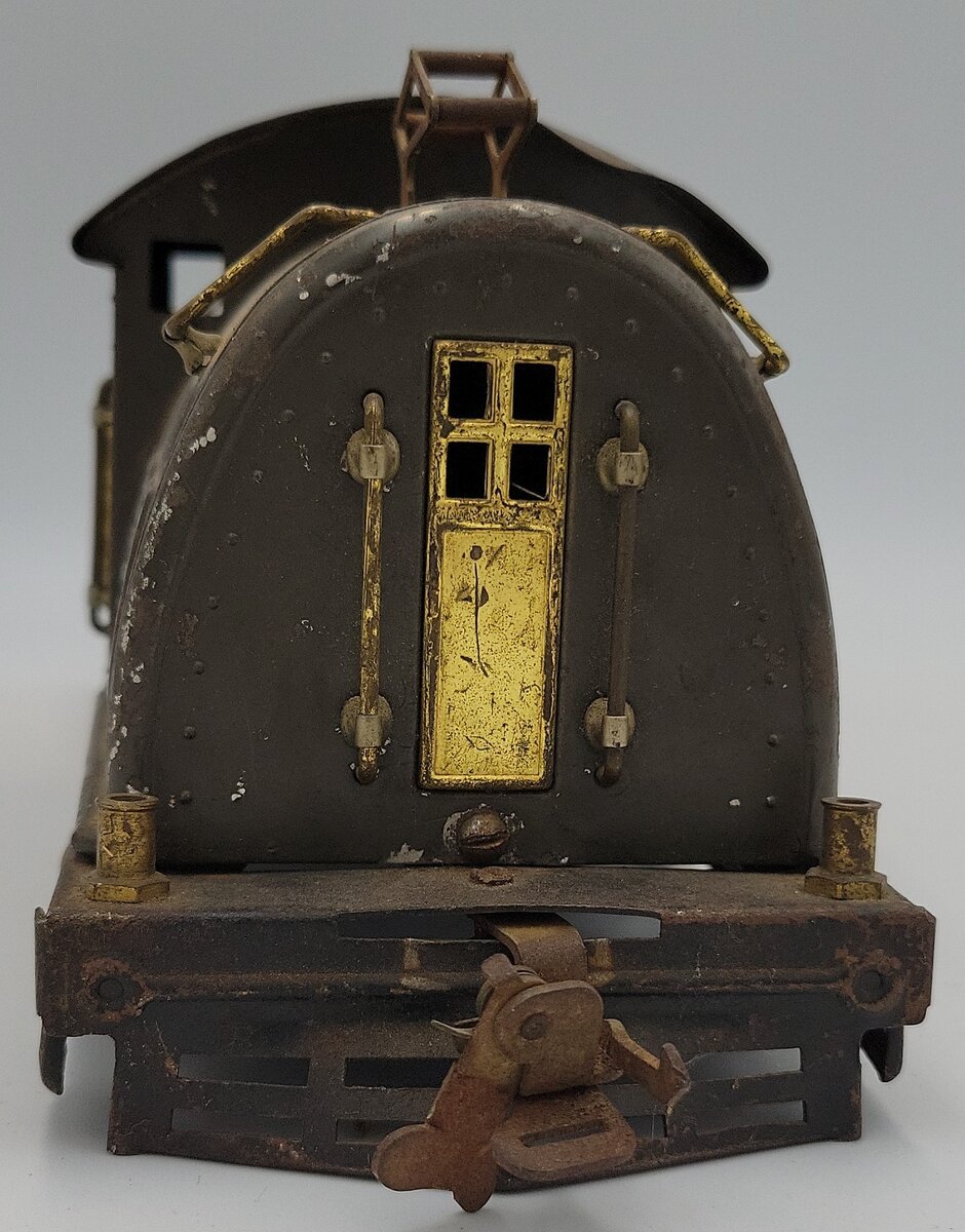Lionel 10E-2 Prewar Olive Green Peacock Electric Locomotive Body with Brass Trim