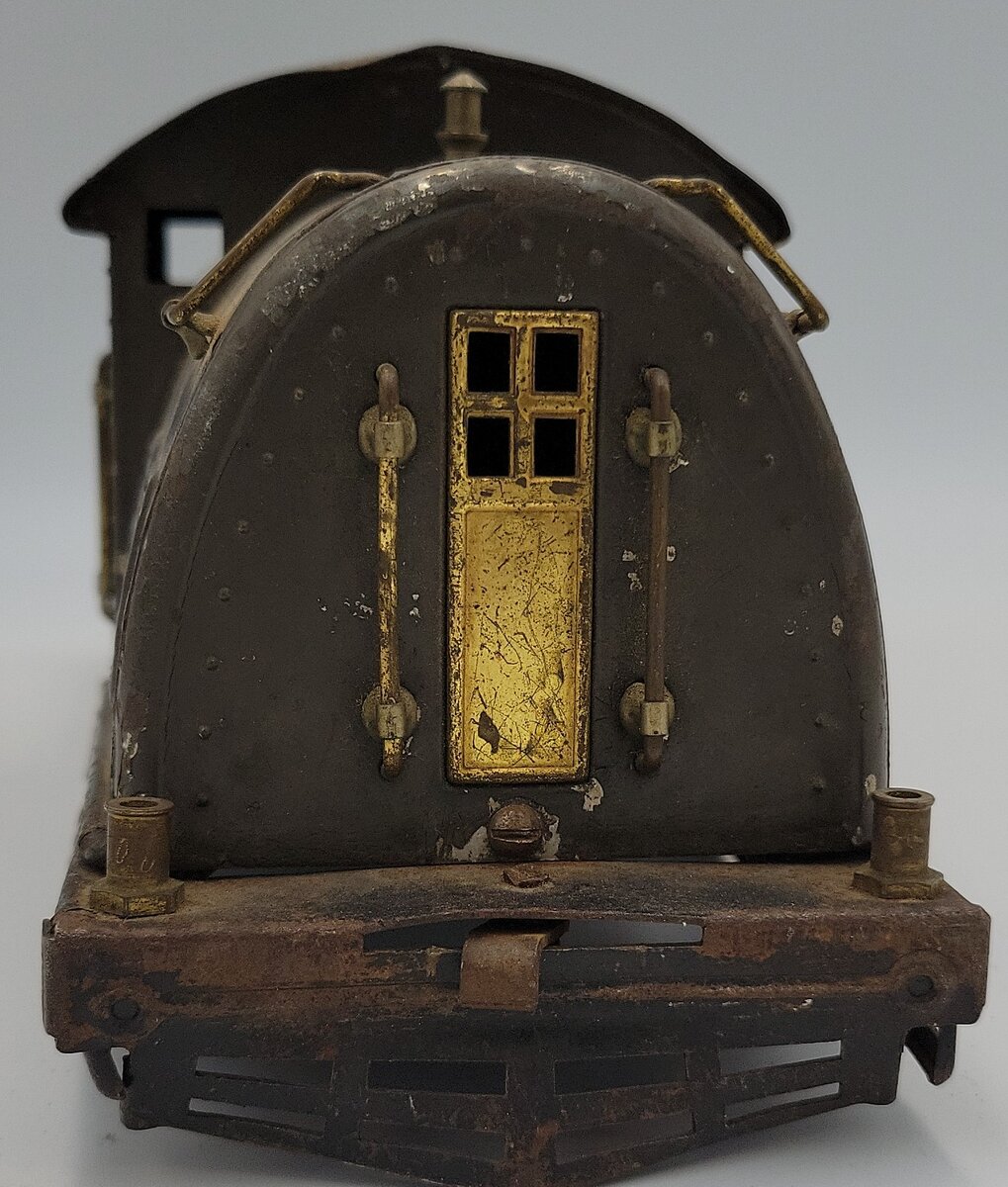 Lionel 10E-2 Prewar Olive Green Peacock Electric Locomotive Body with Brass Trim