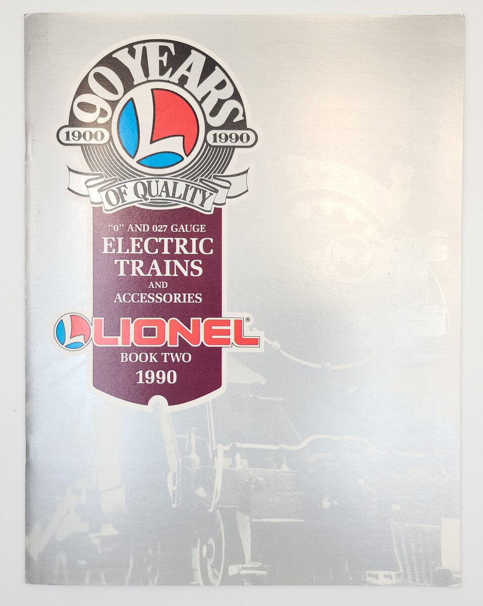 Lionel 1990-B Electric Trains and Accessories 1990 Catalog Book Two