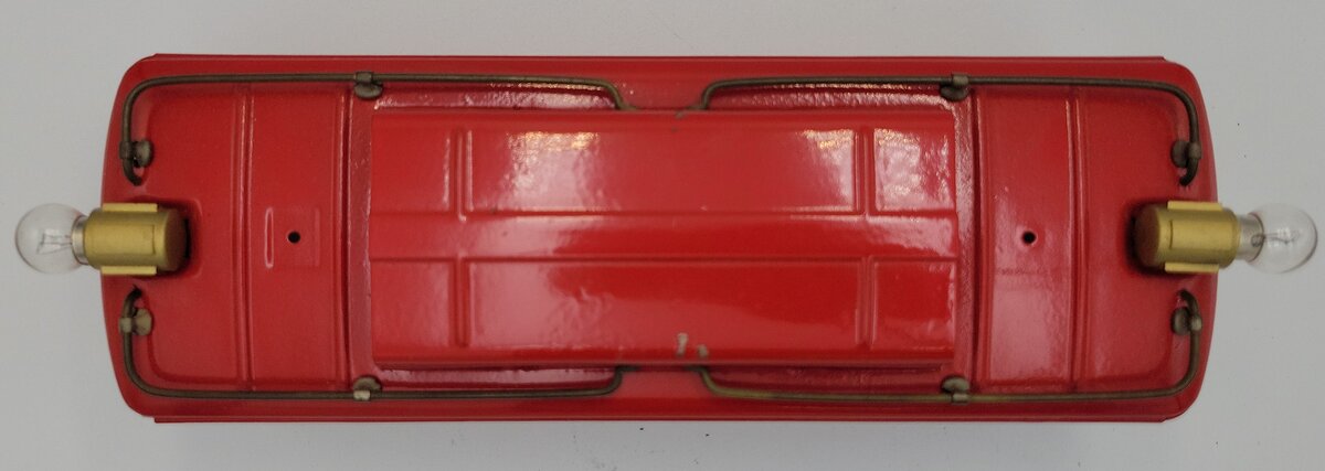 Lionel 8-2 Repainted Red Electric Locomotive Body Shell with Brass Trim #8