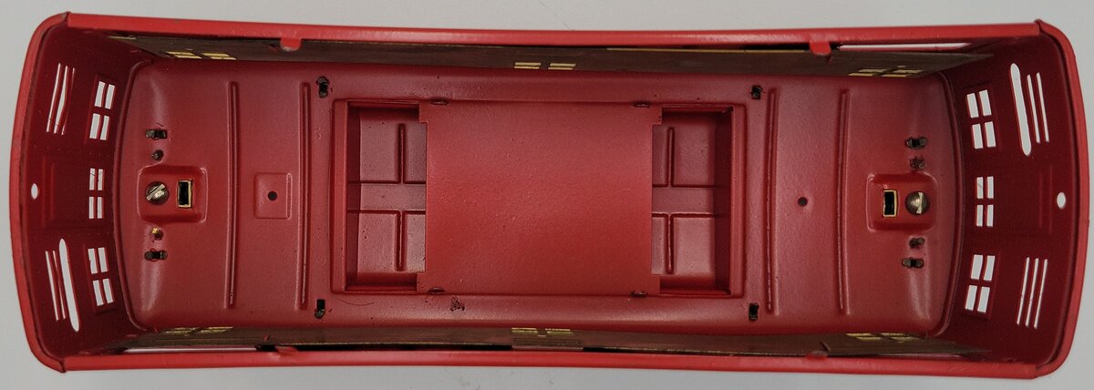 Lionel 8-2 Repainted Red Electric Locomotive Body Shell with Brass Trim #8