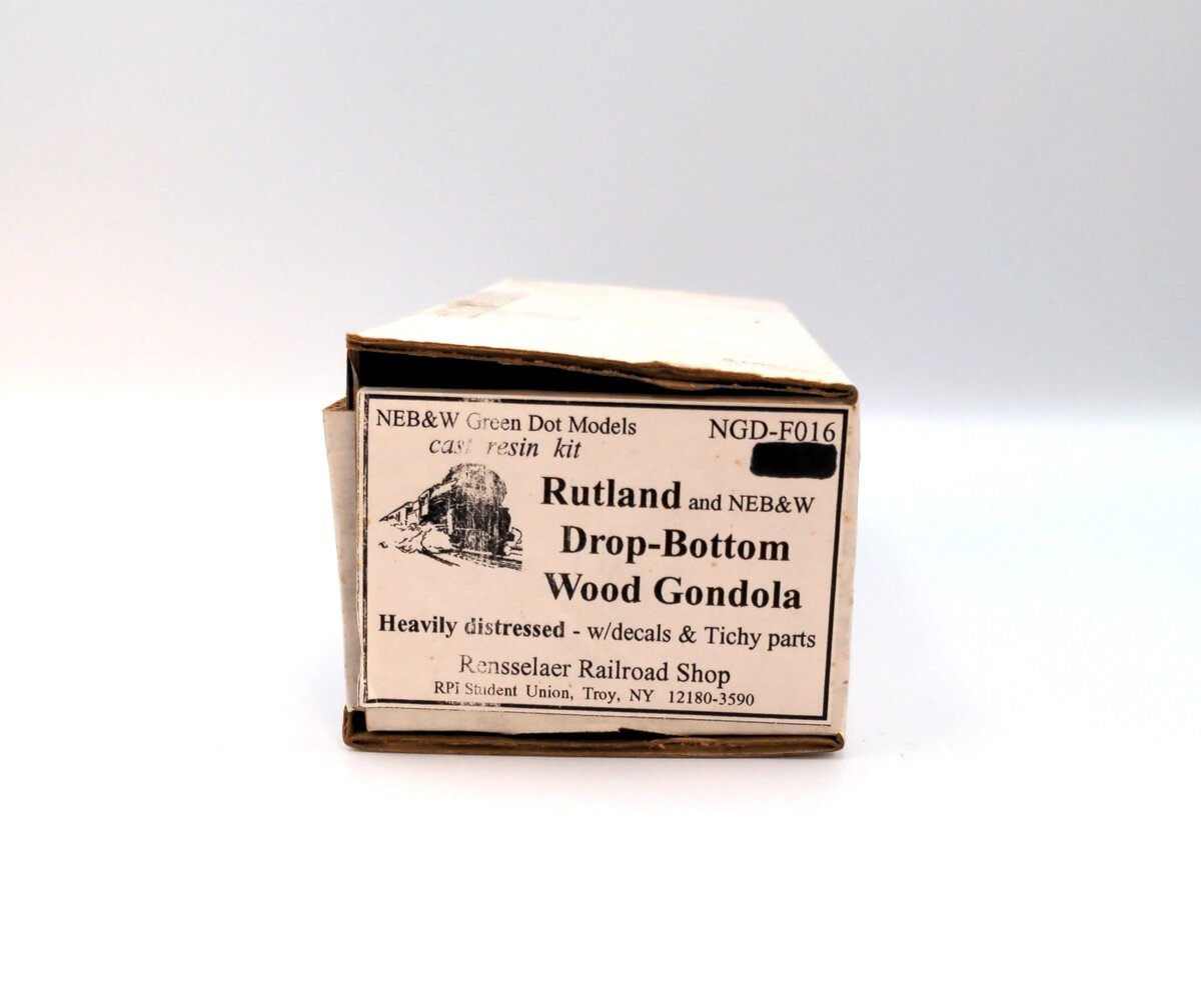 Rutland Car Shops NGD-F016 Heavily Distressed Drop-Bottom Wood Gondola Kit