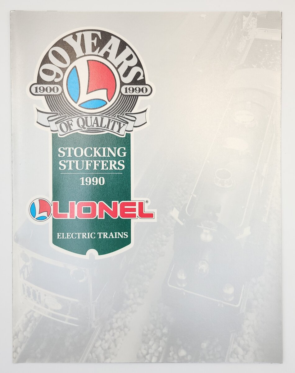 Lionel 1990-C Electric Trains 1990 Stocking Stuffer Catalog