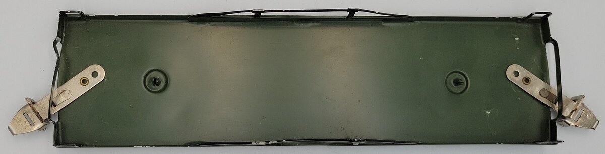 Ives 196-1 Vintage Standard Gauge Green Flatcar Frame with Couplers