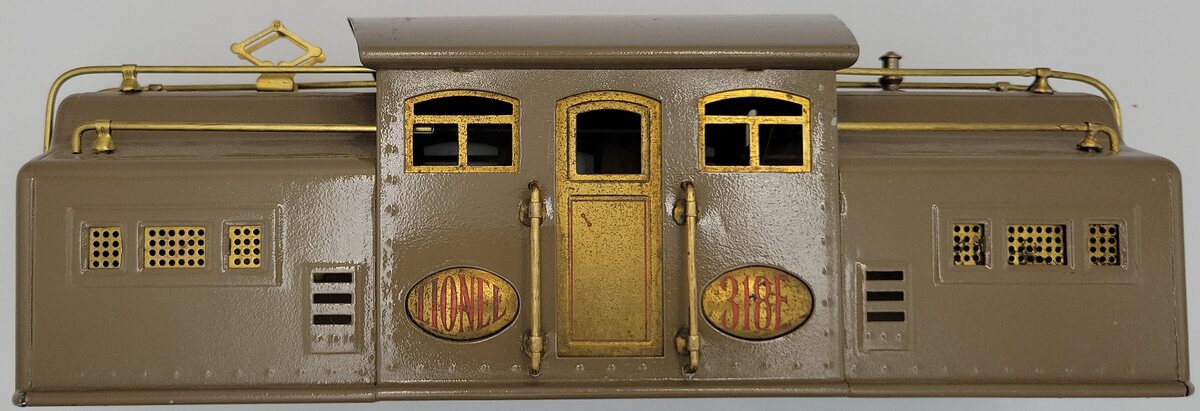 Lionel 318E-2 Brown Vintage Standard Gauge Electric Locomotive Shell & Trim