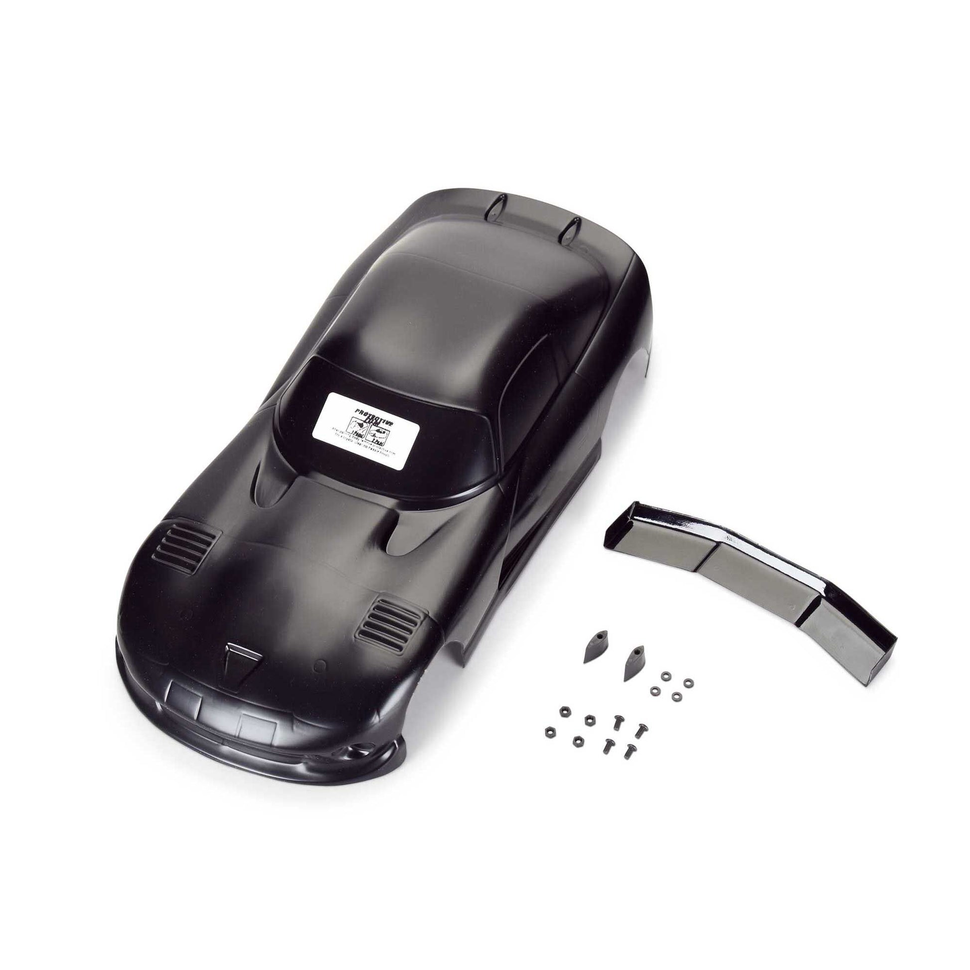 Pro-Line Racing 368414 1:12 Losi NASCAR Pre-Cut 2002 Dodge Viper GTS Black Body