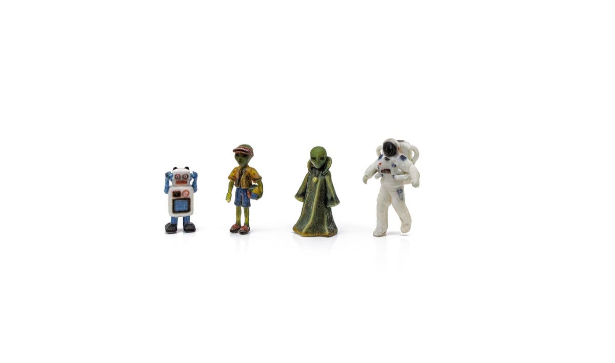 Woodland Scenics A2870 N Sci-Fi Figures (Set of 4)