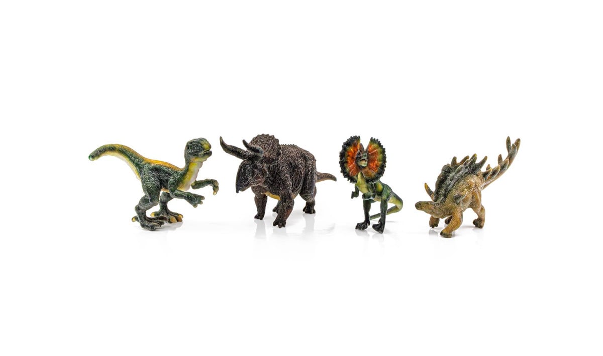 Woodland Scenics A2874 N Dinosaurs Figures (Set of 4)